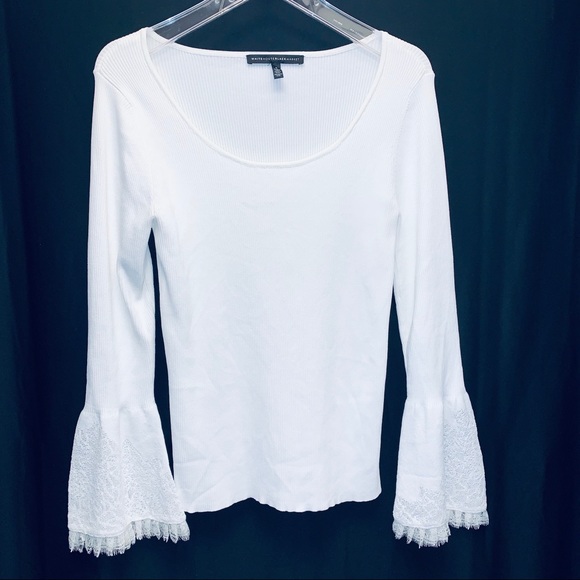 White House Black Market Tops - White House Black Market Bell Sleeve Top/SizeSmall